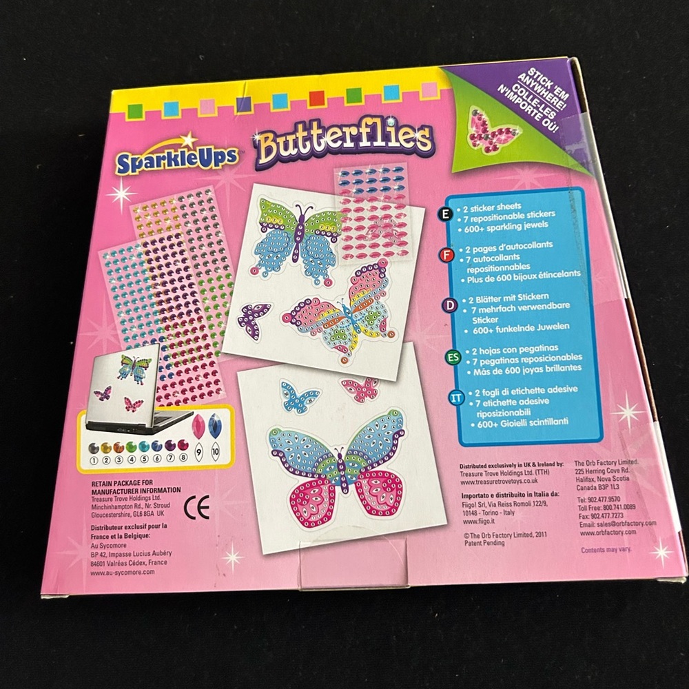 SparkleUps Butterflies, Brand New, Ages 4+ - Picture 2 of 5